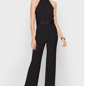 Talbots SATIN CREPE HALTER JUMPSUIT
